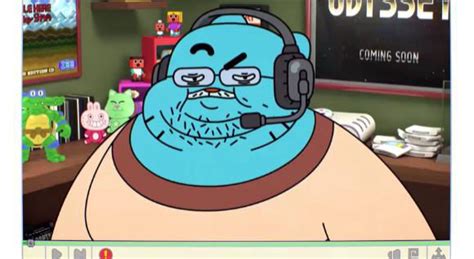 fat gumball watterson|gumball fat gamer.